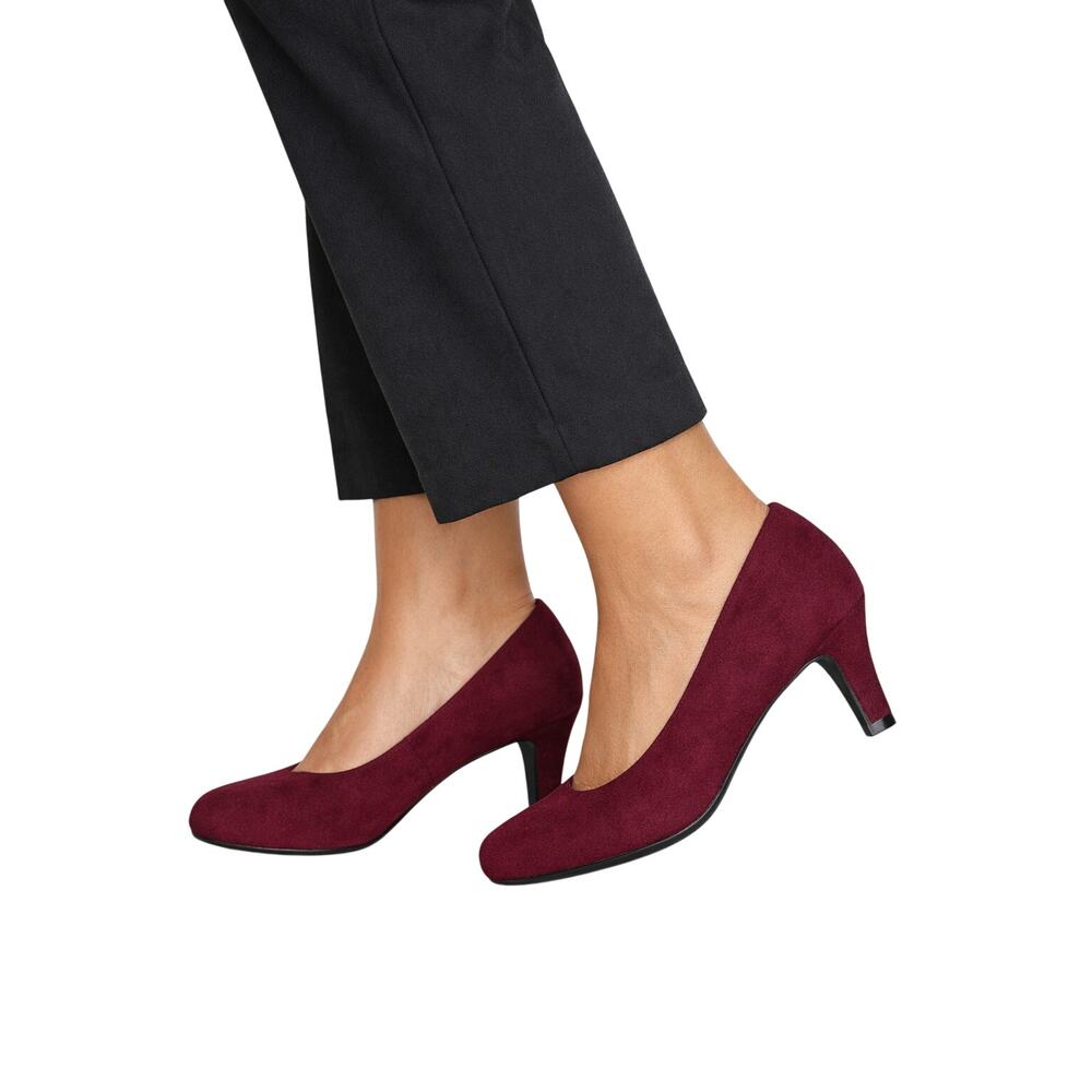 Comfort Plus by Predictions Women’s Heels – Size 7.5 – Burgundy Pumps